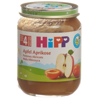 Hipp apple apricot glass 125 g