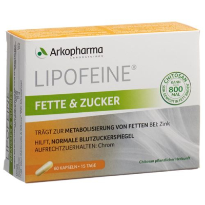 Lipofeinfett og sukkerkapsler 60 stk