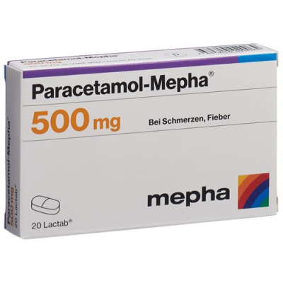 Paracetamol-Mepha Lactab 500 mg 20 Stk