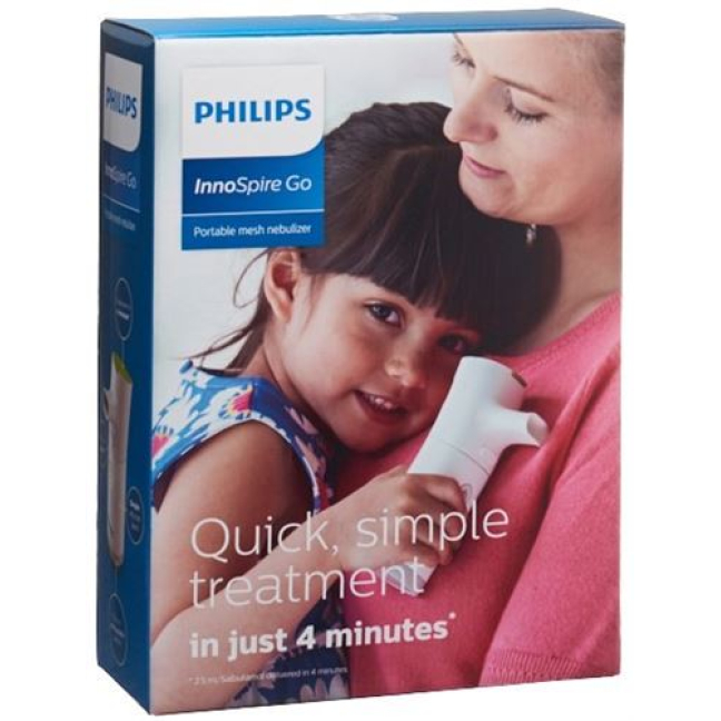 Philips InnoSpire Go Portable Mesh Nebulizer portable