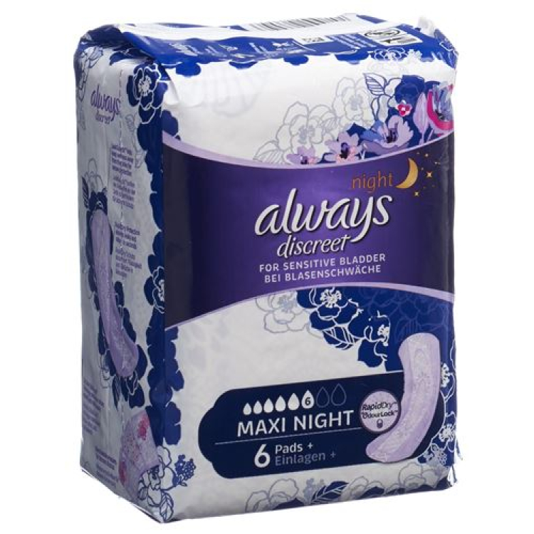 always Discreet incontinence Maxi Night 6 pcs