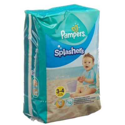 Pampers Splashers Gr3-4 bärpaket 12 st