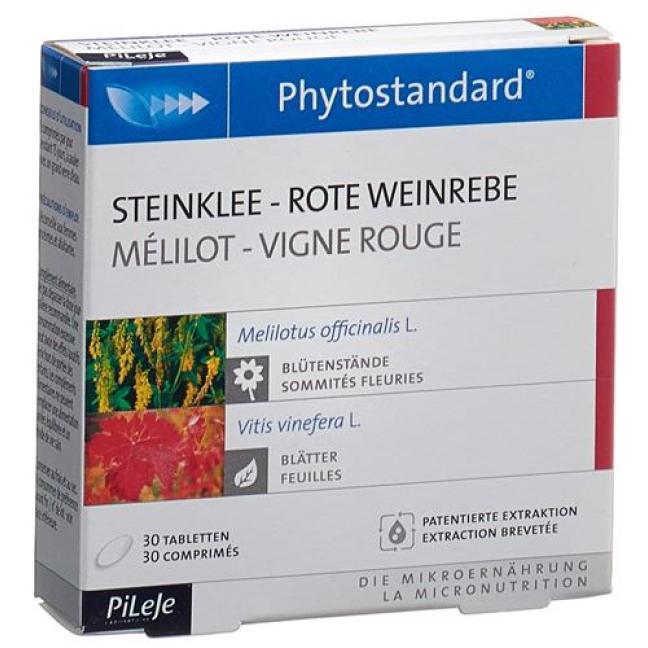 Phytostandard sweet clover - Red vine tablets 30 pcs