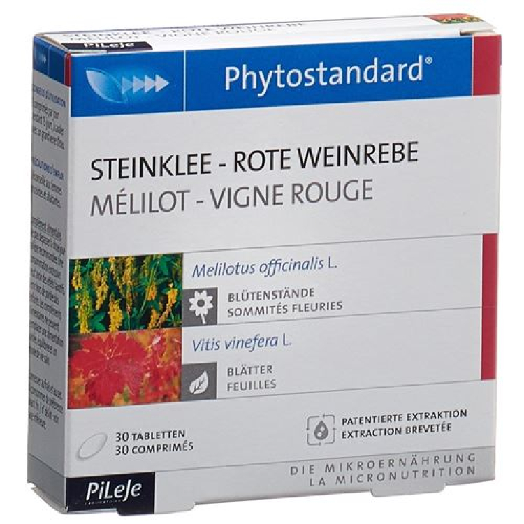 Phytostandard Steinklee - Rote Weinrebe Tabl 30 Stk