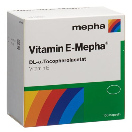 Vitaminas E-Mepha Kaps 100 vnt