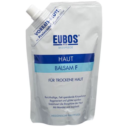 EUBOS კანის ბალზამი F refill 400 მლ