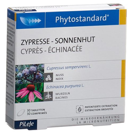 Phytostandard Cypress - Sun tablets 30 កុំព្យូទ័រ