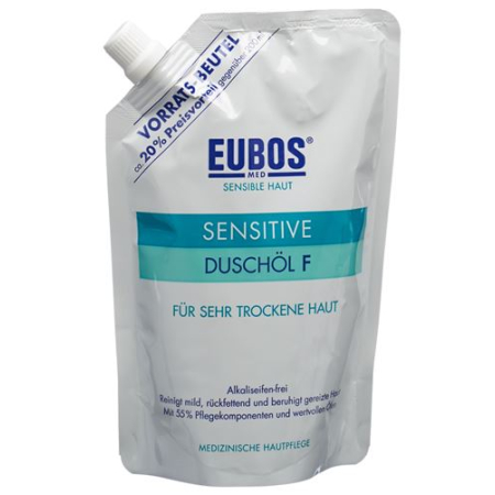 زيت الاستحمام Eubos Sensitive عبوة إعادة تعبئة 400 مل