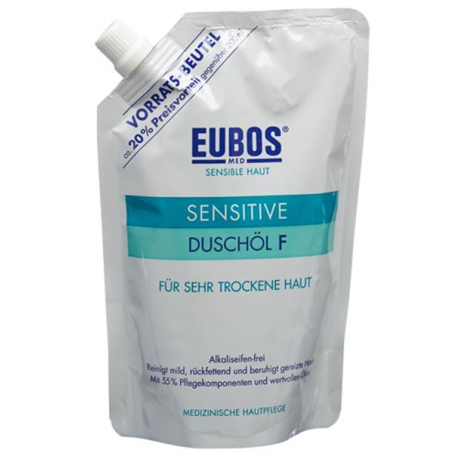 Eubos Sensitive Shower Oil isi ulang 400 ml