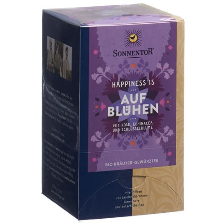 Sonnentor Happiness is flourishing tea Battalion 18 pieces