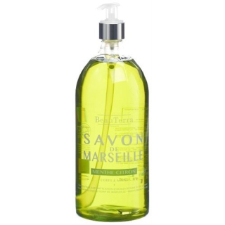 BeauTerra liquid soap Marseille mint-lemon 1000 ml