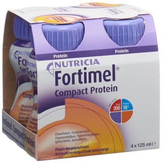 Fortimel Compact Protein Mango 4 Bottles 125 ml