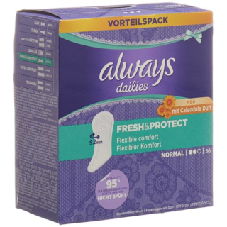 always panty liner Fresh & Protect Normal Calendula Value pack 56 pcs