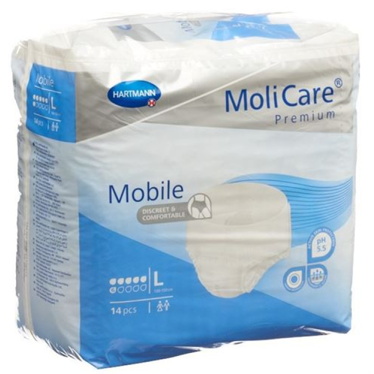 MoliCare Mudah Alih 6 L 14 pcs