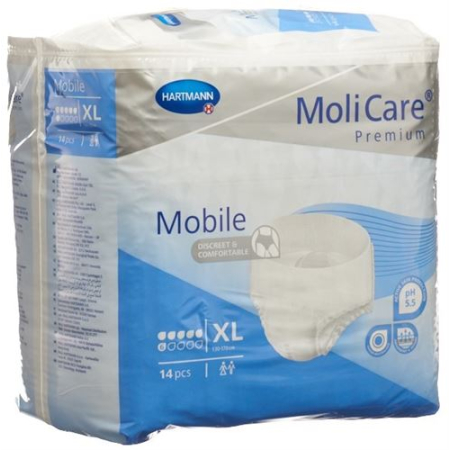 MoliCare Mobile 6 XL 14 pcs - Incontinence Pads and Adult Diapers