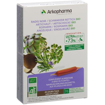 Arkofluide artichoke black radish rosemary angelica organic