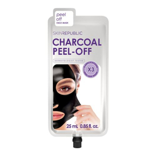 skin republic Máscara Facial Peel-Off de Carvão 25ml