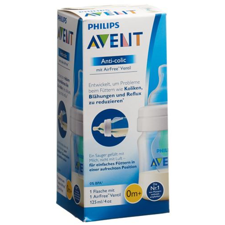 Avent Philips Anti-Colic buteliukai su AirFree vožtuvu 125ml