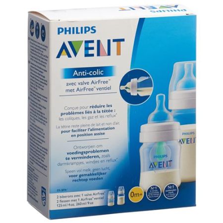 Avent Philips Anti-Colic bottle set with AirFree valve assorted