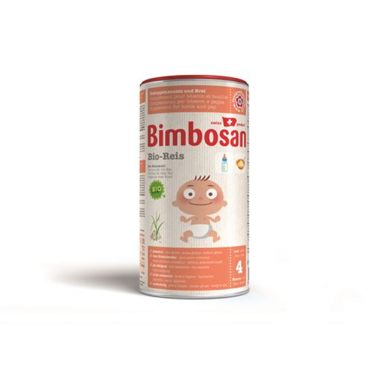 Bimbosan Organic Rice powder can 400 g