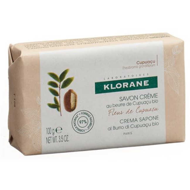 Klorane cream soap Cupuaçublüte 100 ក្រាម។
