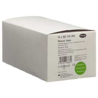 Rhena Ideal Elastic bandage 12cmx5m white 10 pcs