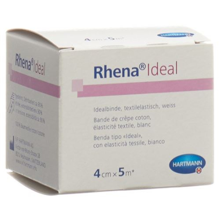 Rhena Ideal Elastic bandage 4cmx5m white