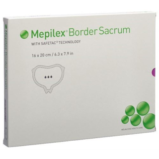 Mepilex Border Sacrum 16x20cm 5 pcs