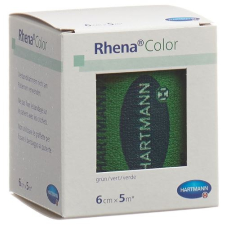 Rhena Color Elastic bandages 6cmx5m green