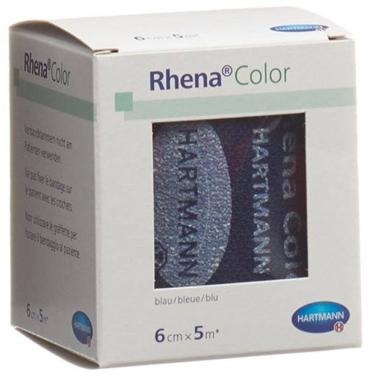 Rhena Color Elastic bandages 6cmx5m blue