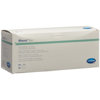Rhena Star elastic bandages 10cmx5m skin-colored open 10 pcs