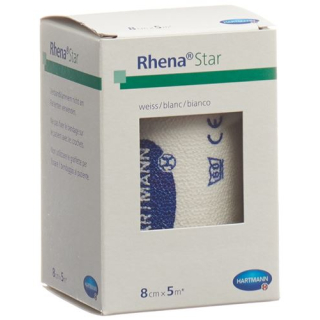 Rhena Star Elastic bandages 8cmx5m white