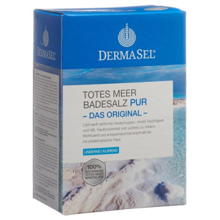 Dermasel sels de bain PUR français allemand italien carton 1,5 kg