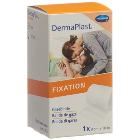 DermaPlast gauze bandage firmly edged 8cmx10m
