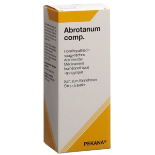 Pekana Abrotanum compositum sirupsflaske 250 ml