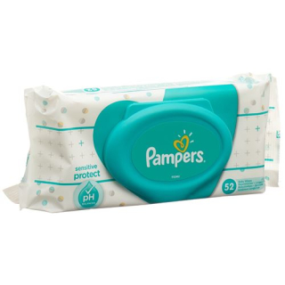 Pampers Moist Wipes Sensitive Refill Pack 52 pcs