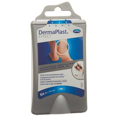 עקב שלפוחית ​​אפקט dermaplast 6 יח'