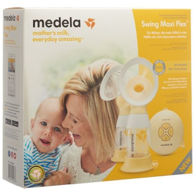 електрическа двойна помпа за кърма medela swing maxi flex