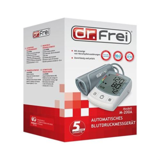 dr Free upper arm blood pressure monitor M-200A digital cuff 22