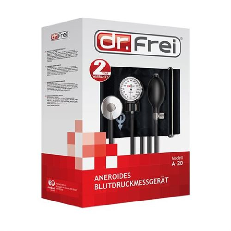 Dr. Free aneroid Bludruckmessgerät A-20 cuff 22-36cm