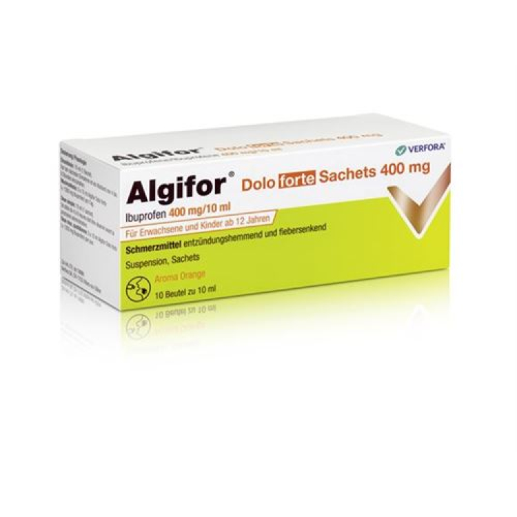 Algifor Dolo forte Susp 400 mg / 10 ml 10 ml 10 bag