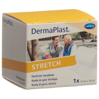 Dermaplast STRETCH էլաստիկ շղարշ վիրակապ 4սմx10մ սպիտակ