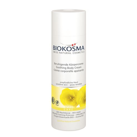 Biokosma 수딩 바디 크림 유기농 달맞이꽃 & 유기농 귀리 200ml