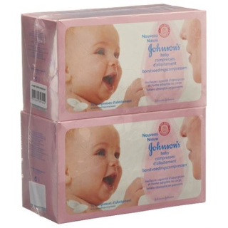 Johnson's breastfeeding compresses non-sterile duo 2 x 30 pcs