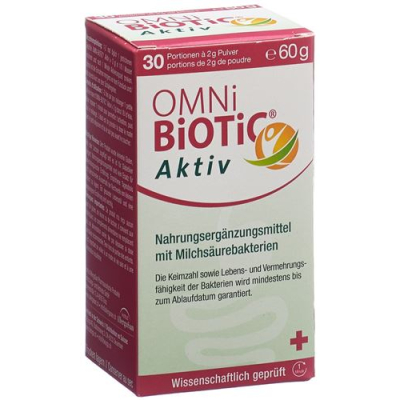 ម្សៅសកម្ម omni-biotic 60 ក្រាម។