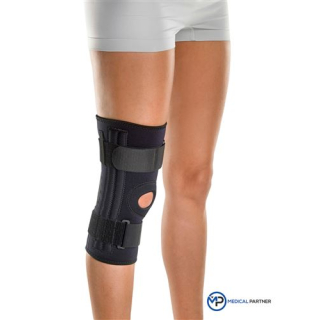 BraceID knee bandage M with lateral spiral springs