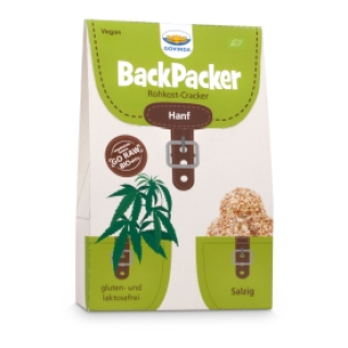 Govinda BackPacker raw food cookie hemp organic bag 80 g