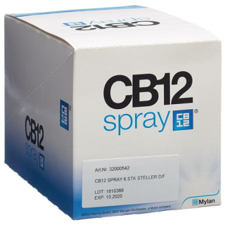 CB12 Spray Steller Mint / Menthol Tysk / Fransk 6 stk