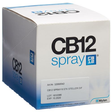 CB12 Spray Steller Menthe / Menthol Allemand / Français 6 pièces
