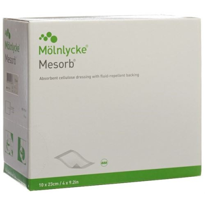 Mesorb absorbent uducu pad 10x23 sm steril 50 ədəd